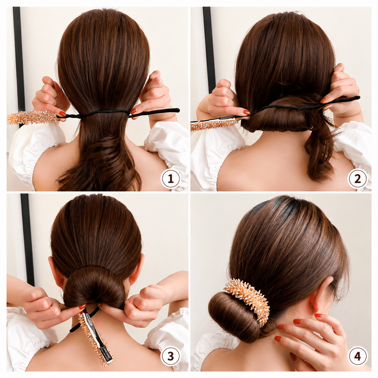 Elegant Hair Bun Maker